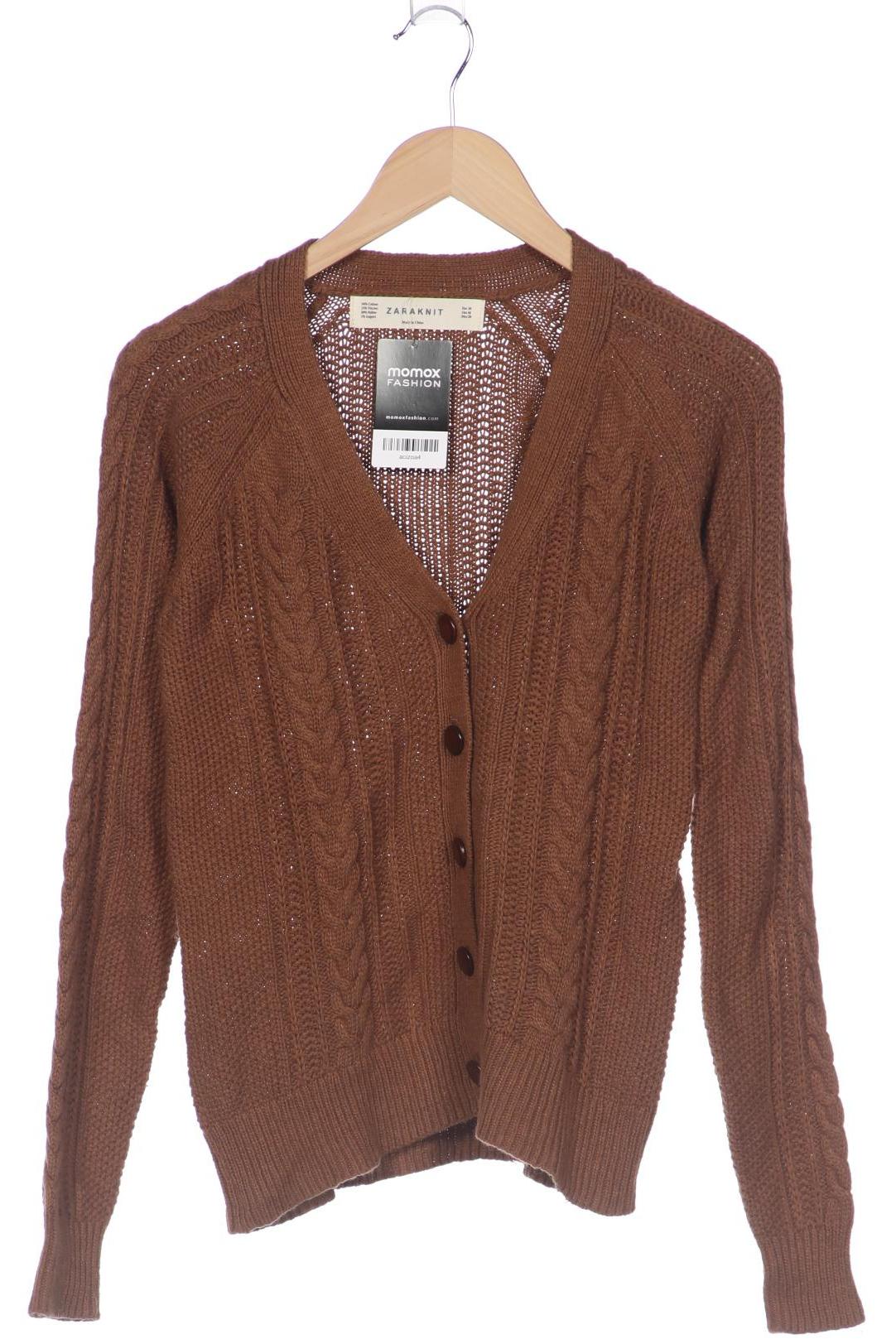

ZARA Damen Strickjacke, braun
