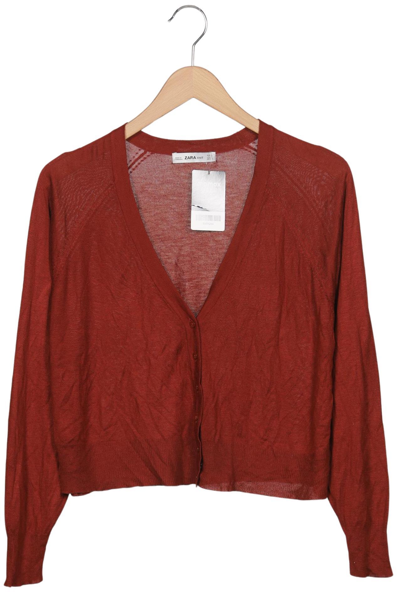 

Zara Damen Strickjacke, rot, Gr. 38