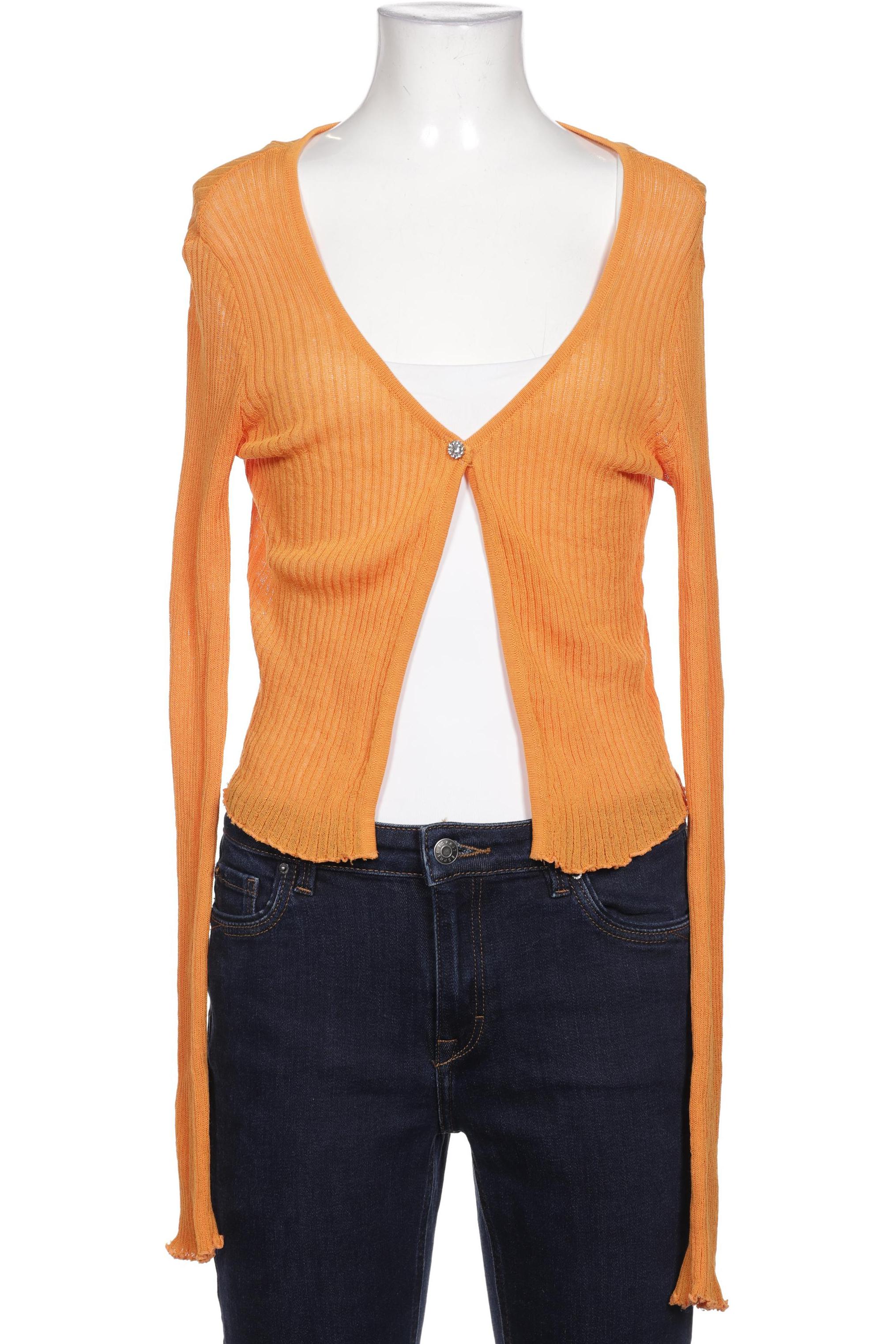 

ZARA Damen Strickjacke, orange