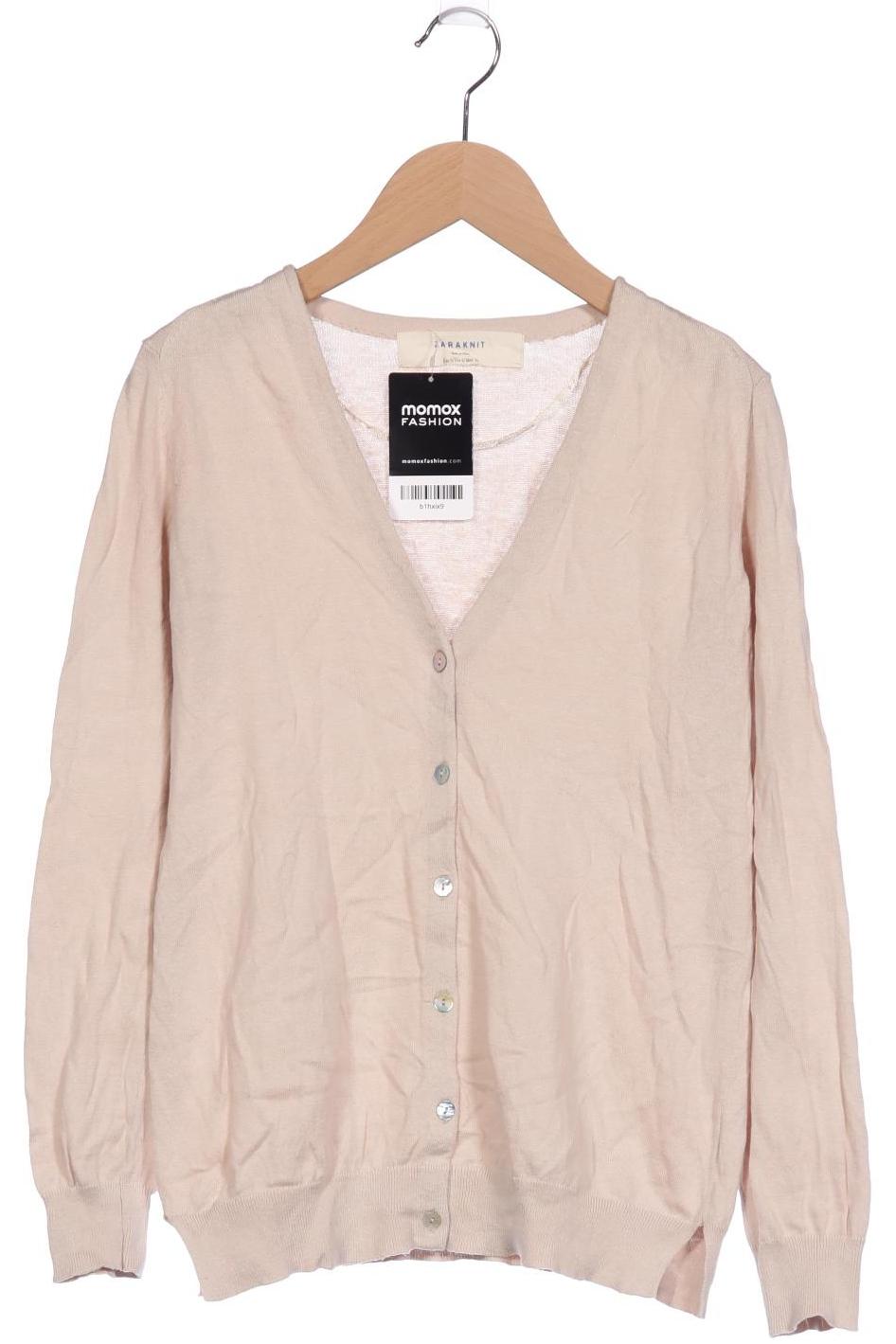

ZARA Damen Strickjacke, beige