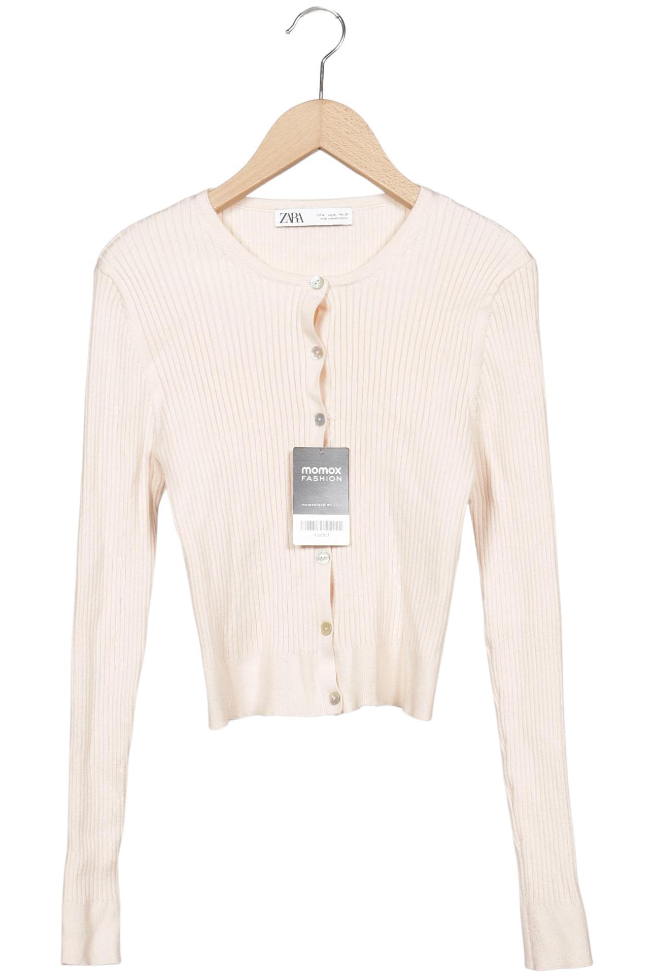 

Zara Damen Strickjacke, cremeweiß, Gr. 38