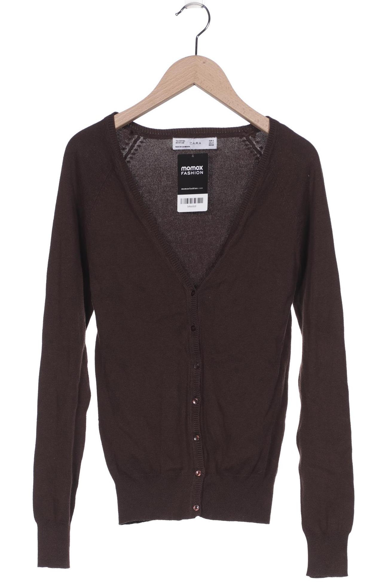 

ZARA Damen Strickjacke, braun
