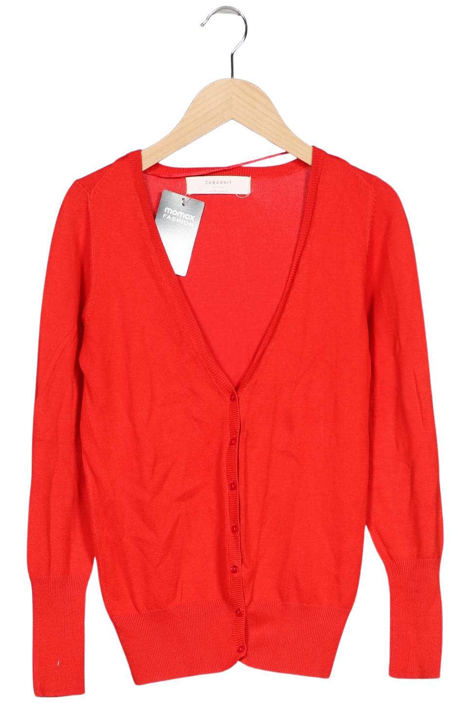 

Zara Damen Strickjacke, rot, Gr. 36