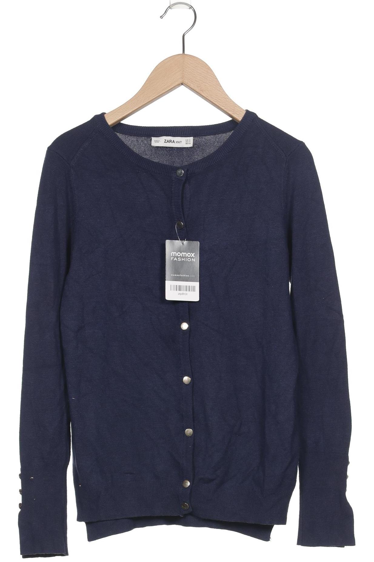 

Zara Damen Strickjacke, marineblau, Gr. 36