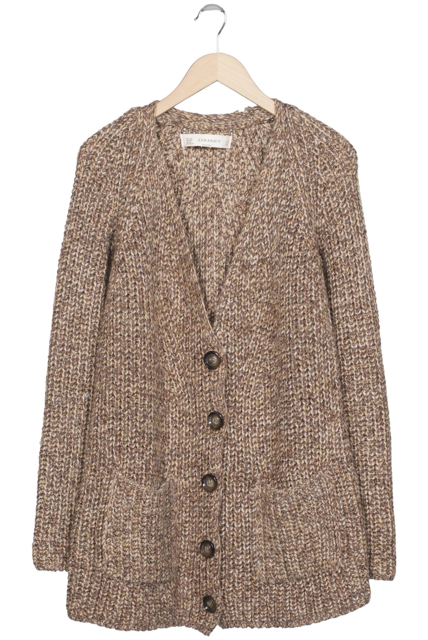

Zara Damen Strickjacke, braun, Gr. 38