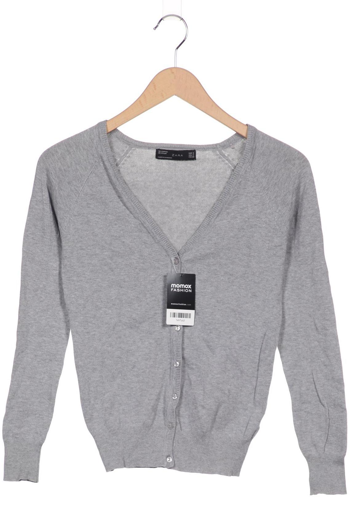 

ZARA Damen Strickjacke, grau