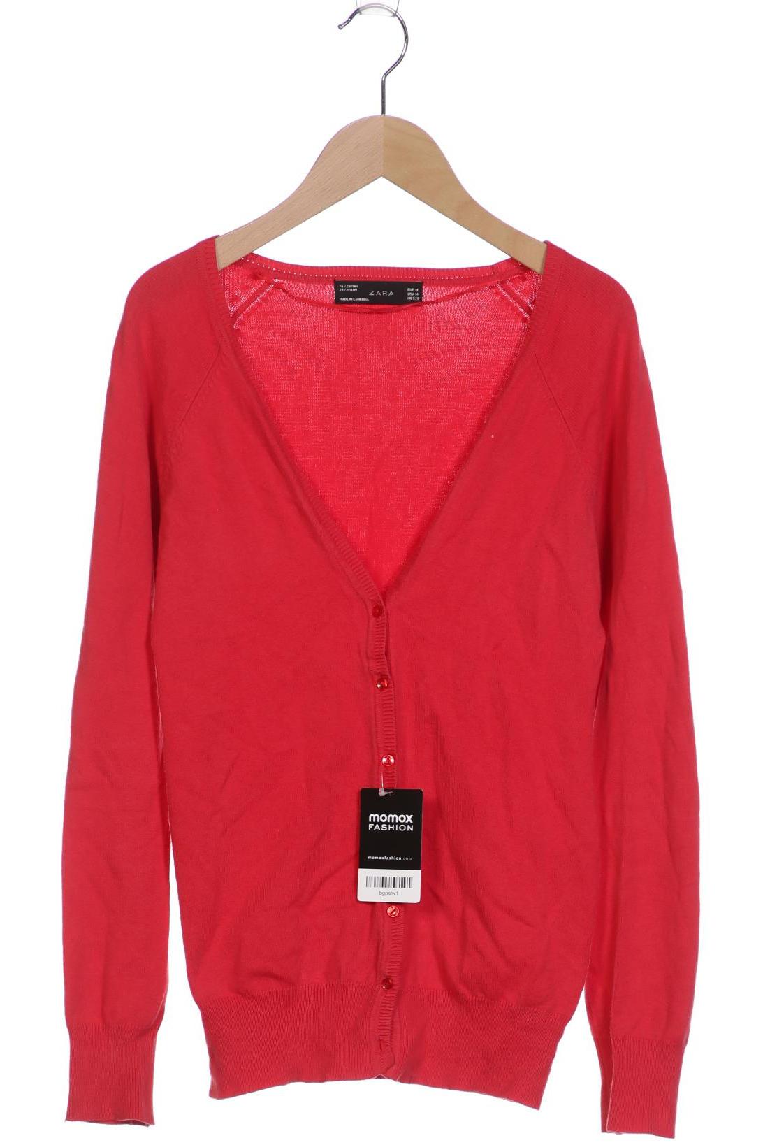 

ZARA Damen Strickjacke, rot