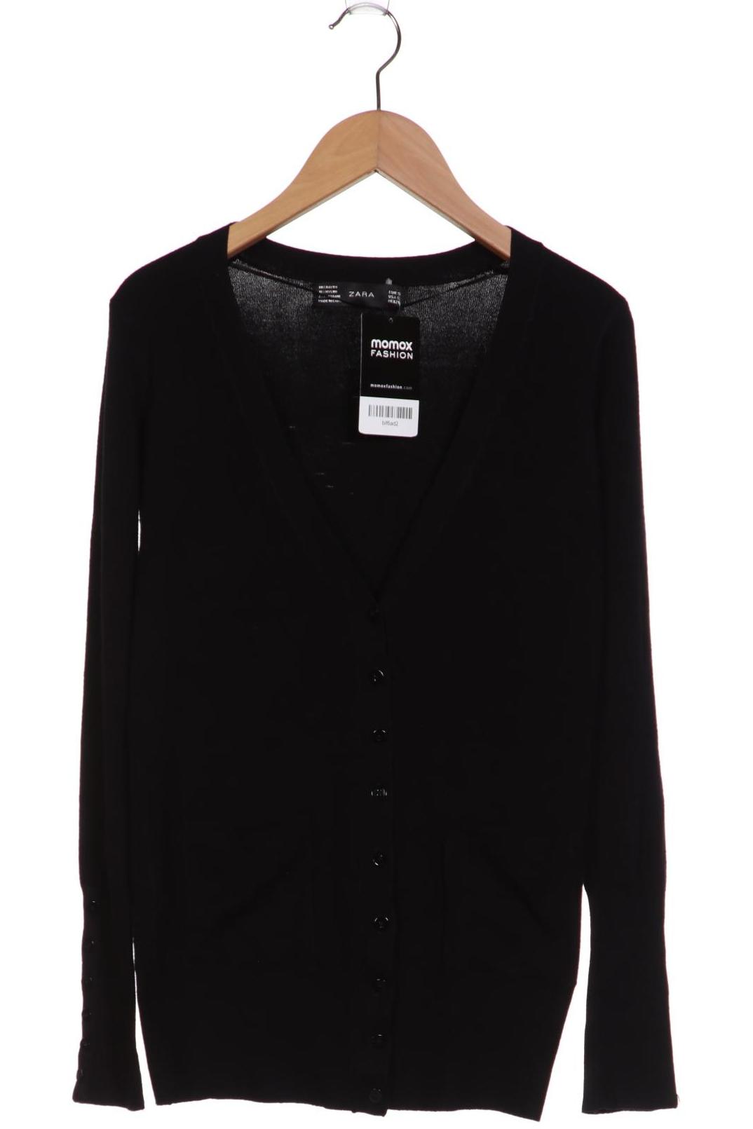 

ZARA Damen Strickjacke, schwarz