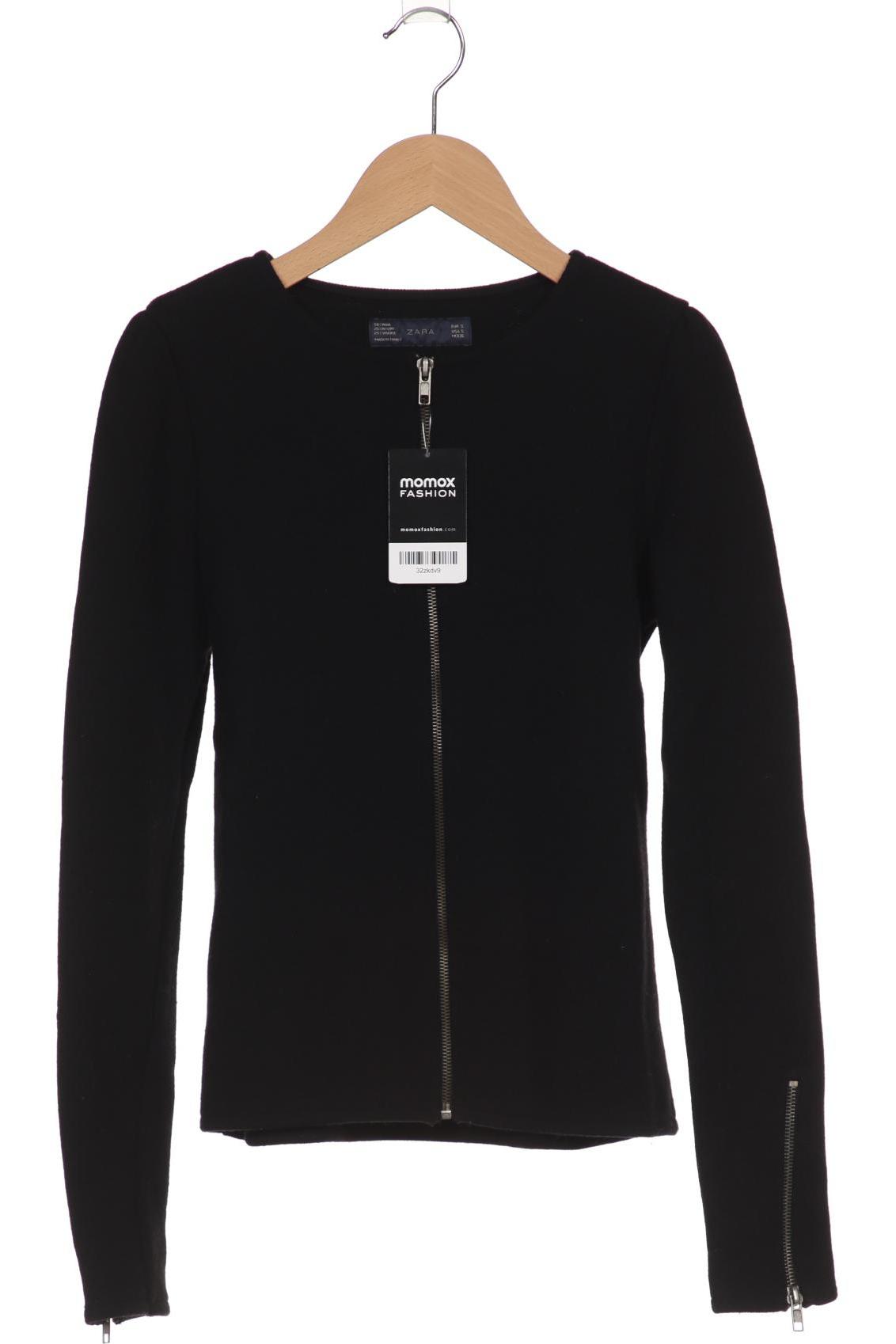 

ZARA Damen Strickjacke, schwarz