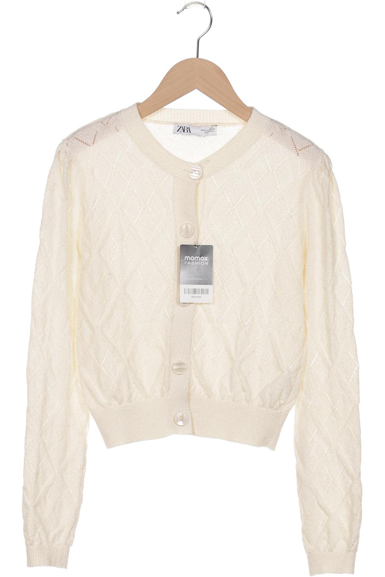 

Zara Damen Strickjacke, cremeweiß, Gr. 38