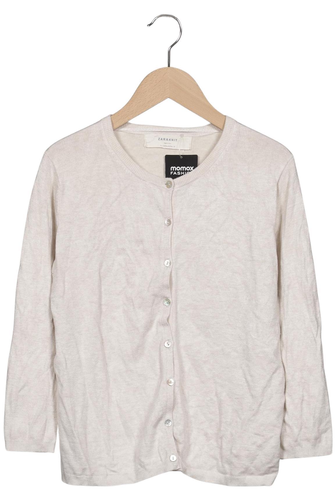 

Zara Damen Strickjacke, beige, Gr. 38