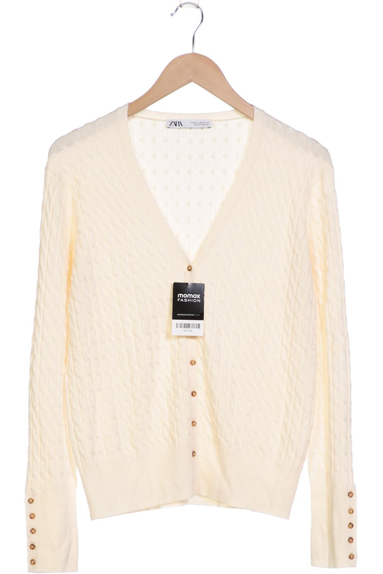 

Zara Damen Strickjacke, cremeweiß, Gr. 46