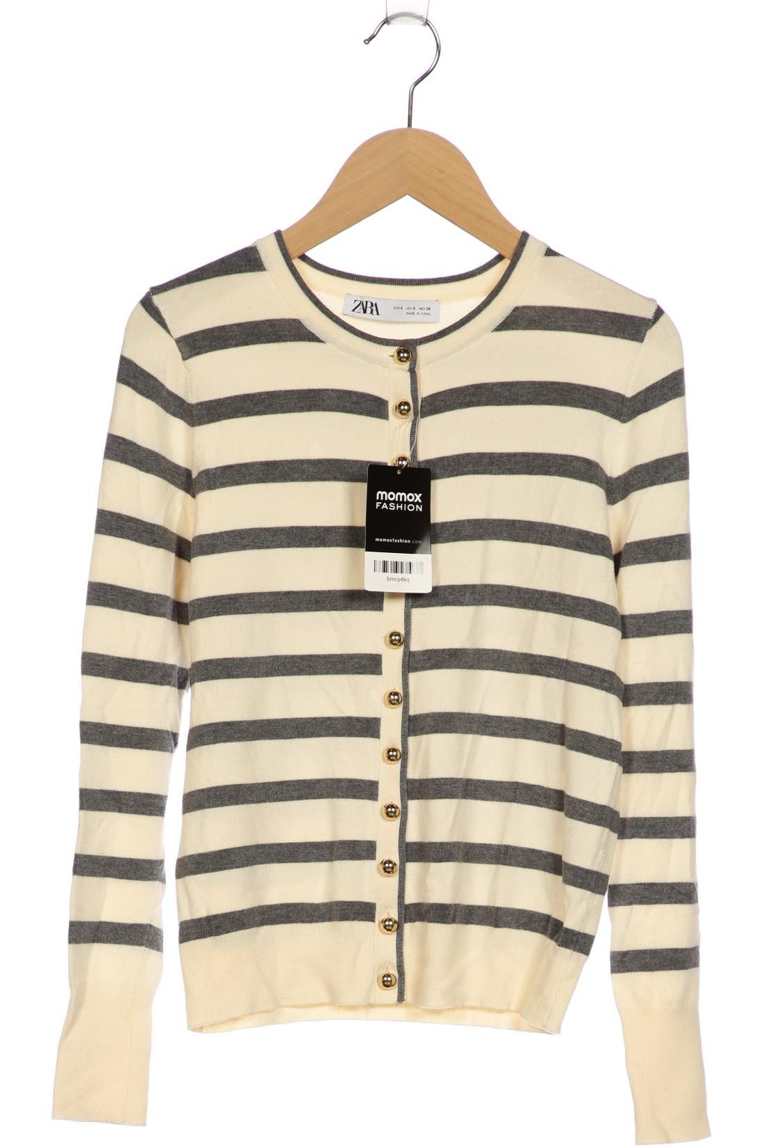

Zara Damen Strickjacke, cremeweiß, Gr. 36