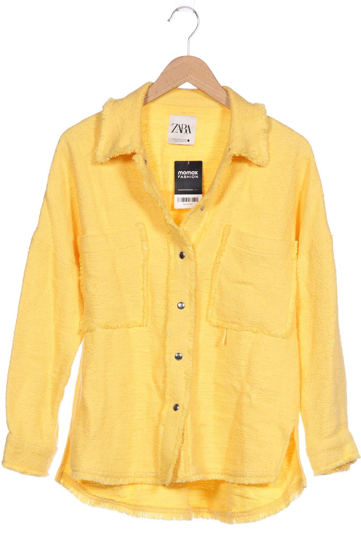 

ZARA Damen Strickjacke, gelb