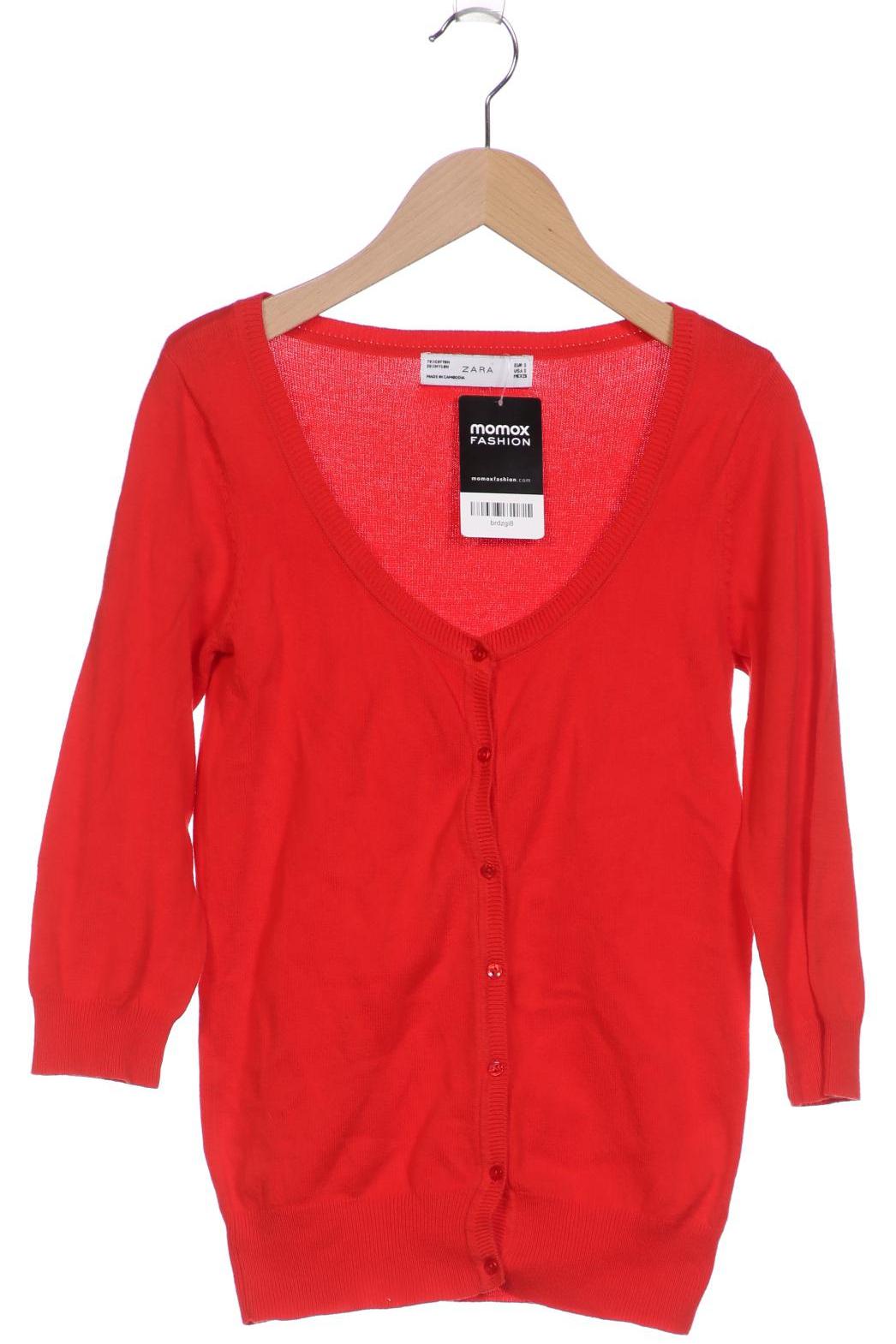 

Zara Damen Strickjacke, rot, Gr. 36