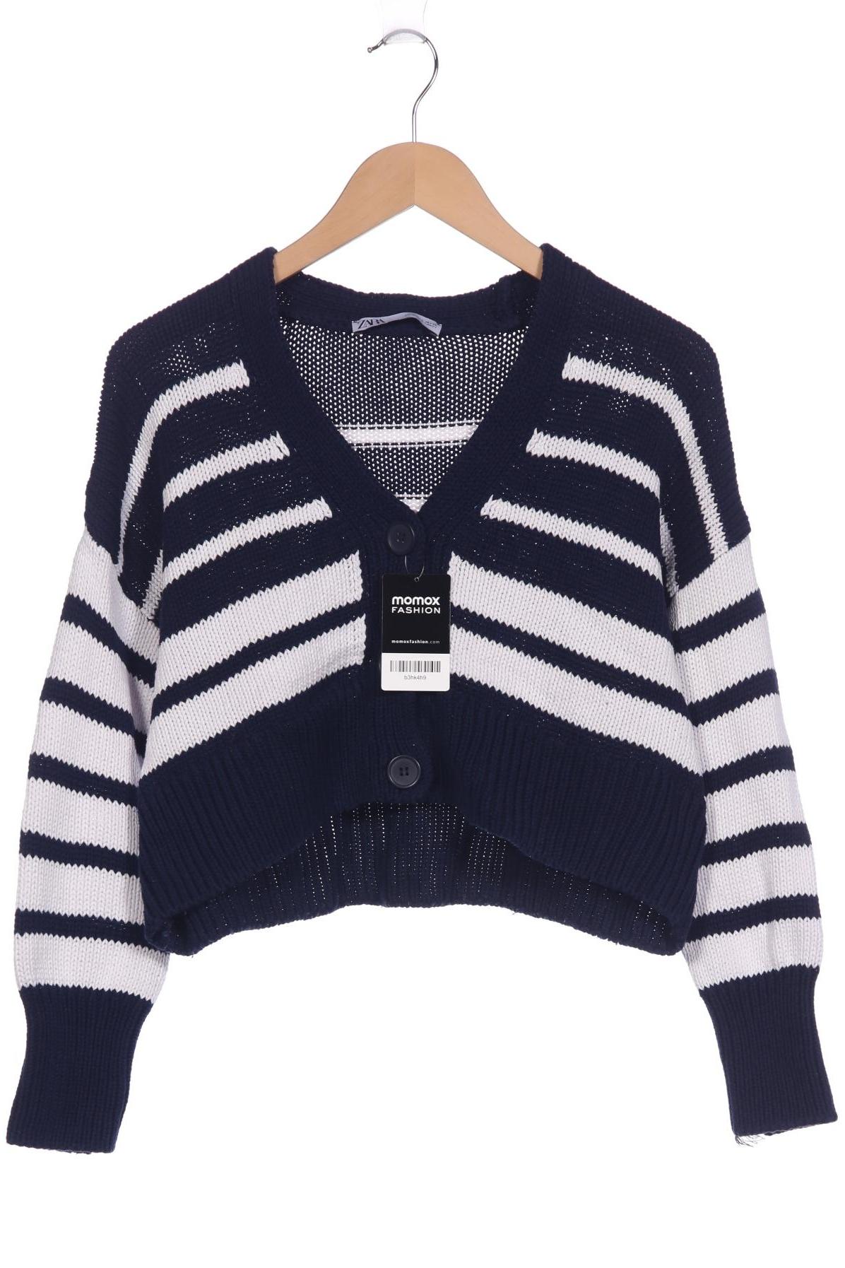 

Zara Damen Strickjacke, marineblau, Gr. 36