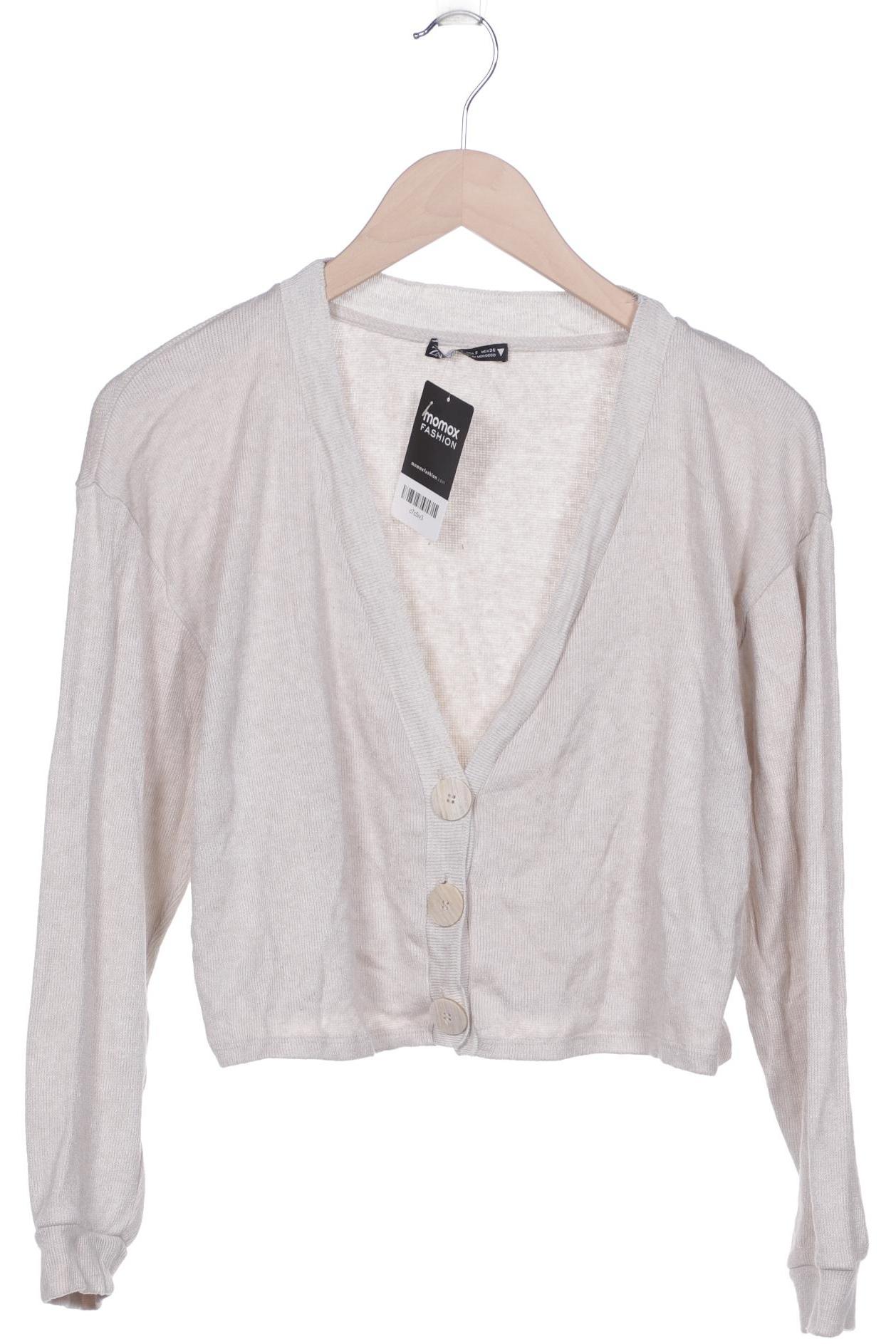 

ZARA Damen Strickjacke, beige