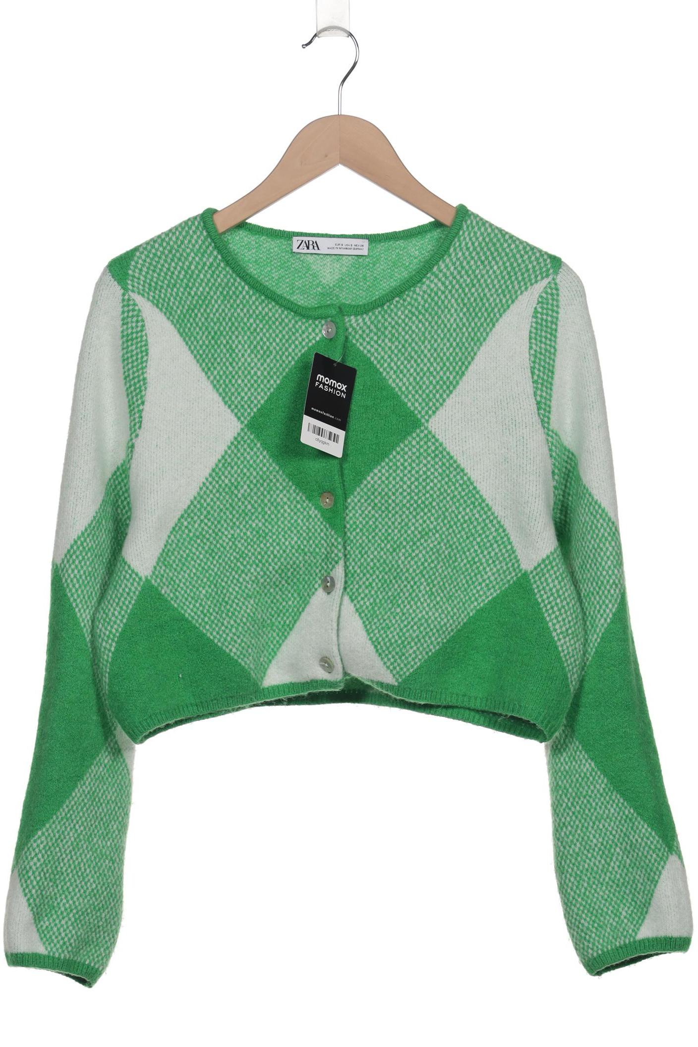 

Zara Damen Strickjacke, grün, Gr. 36