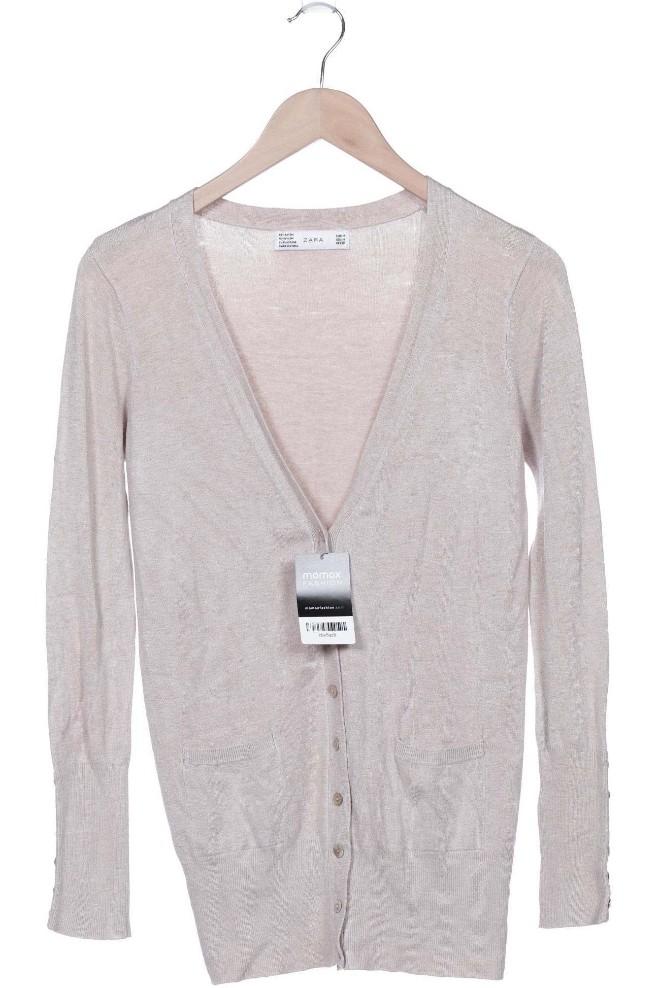 

Zara Damen Strickjacke, beige, Gr. 38