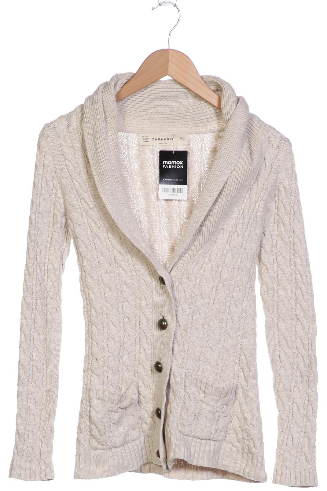 

Zara Damen Strickjacke, beige, Gr. 36