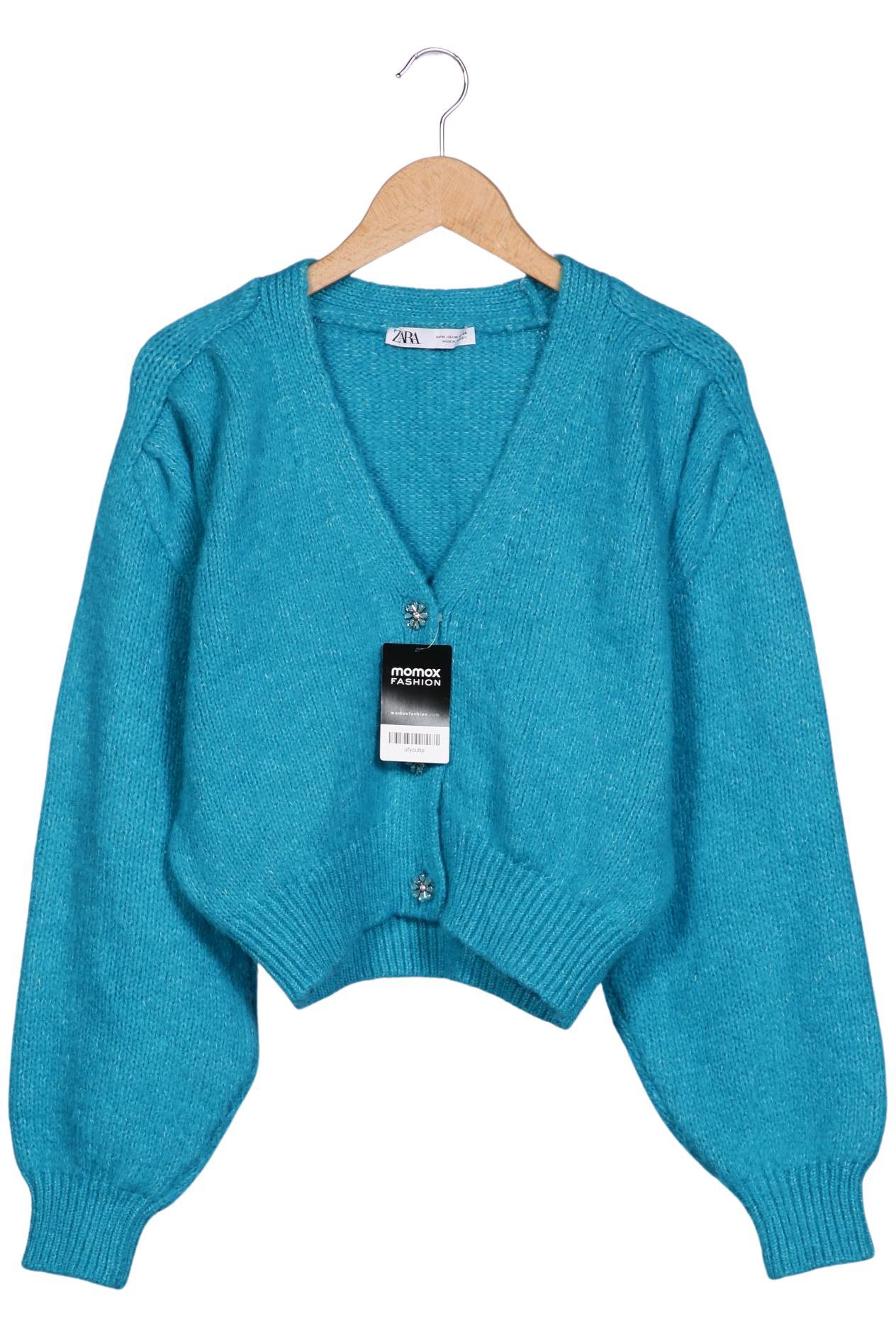 

Zara Damen Strickjacke, türkis, Gr. 38