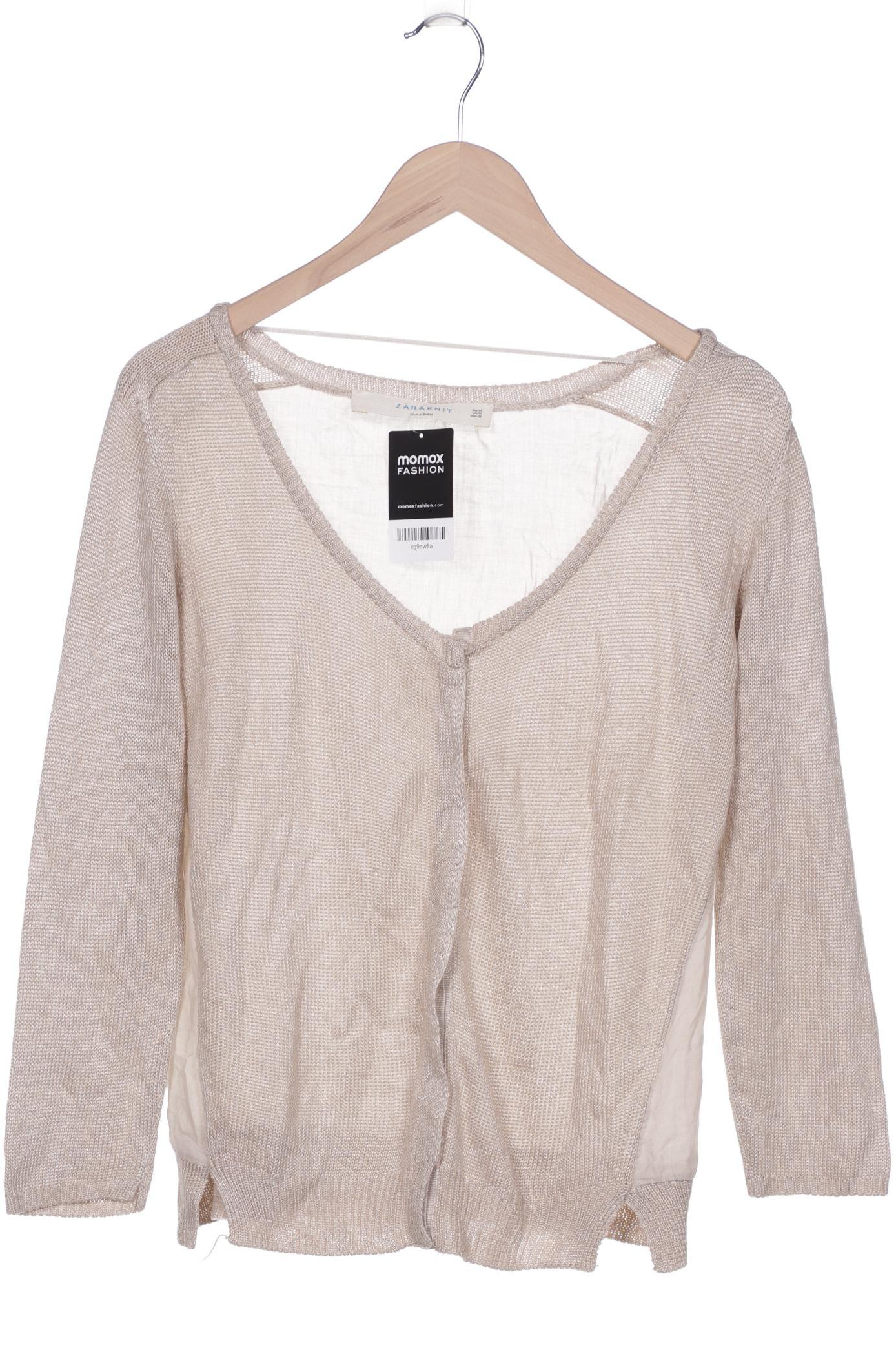 

ZARA Damen Strickjacke, beige