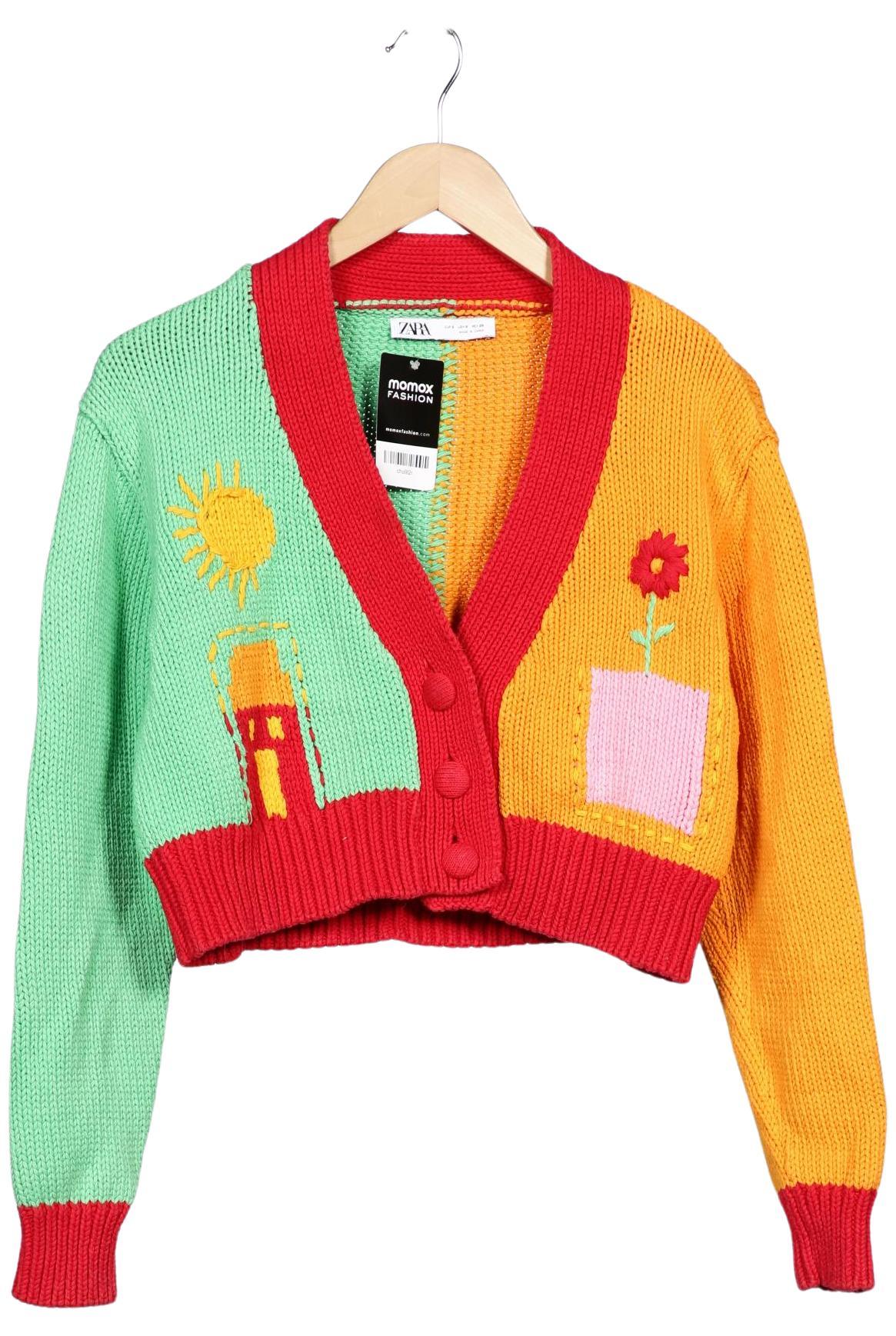 

Zara Damen Strickjacke, mehrfarbig, Gr. 36