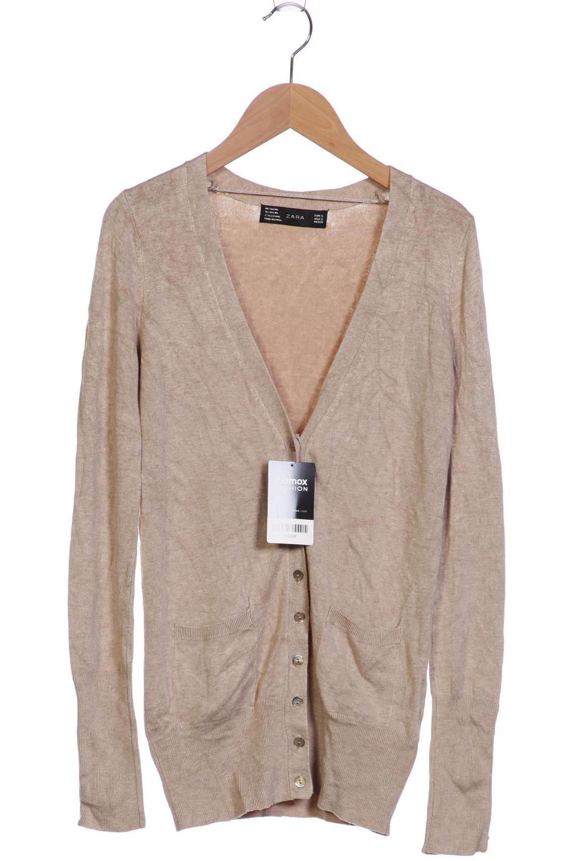 

ZARA Damen Strickjacke, beige