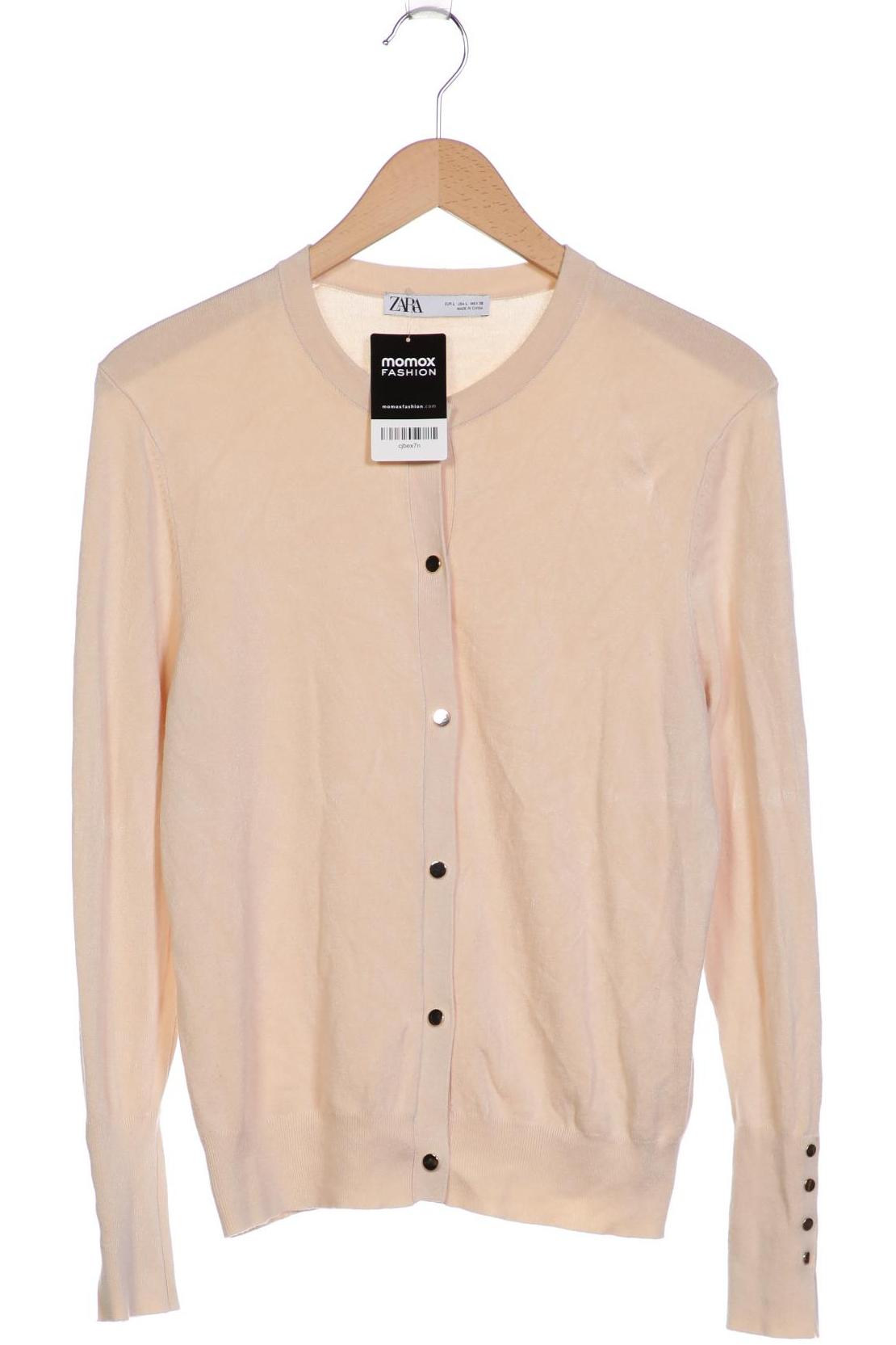 

Zara Damen Strickjacke, beige, Gr. 42