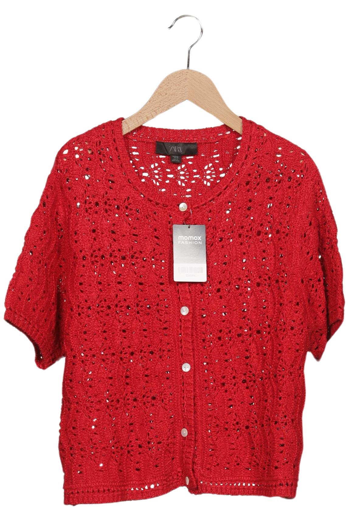 

Zara Damen Strickjacke, rot, Gr. 44