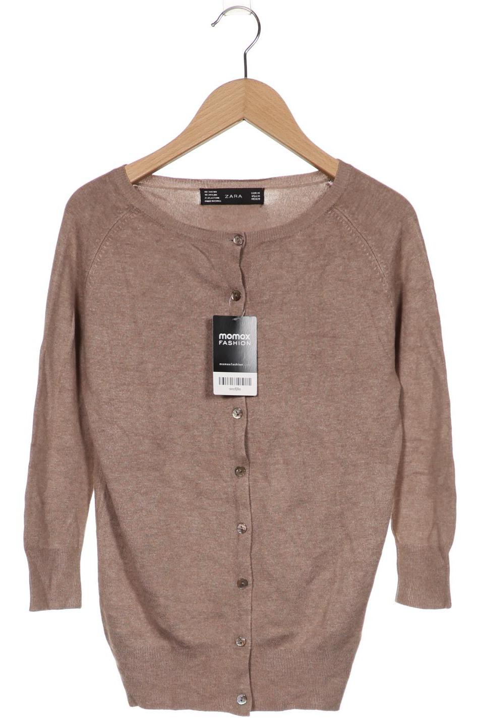 

ZARA Damen Strickjacke, braun