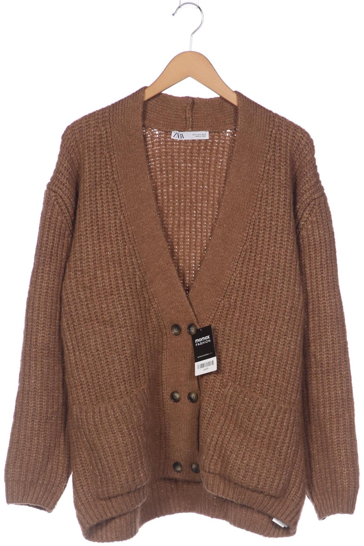 

Zara Damen Strickjacke, braun, Gr. 36