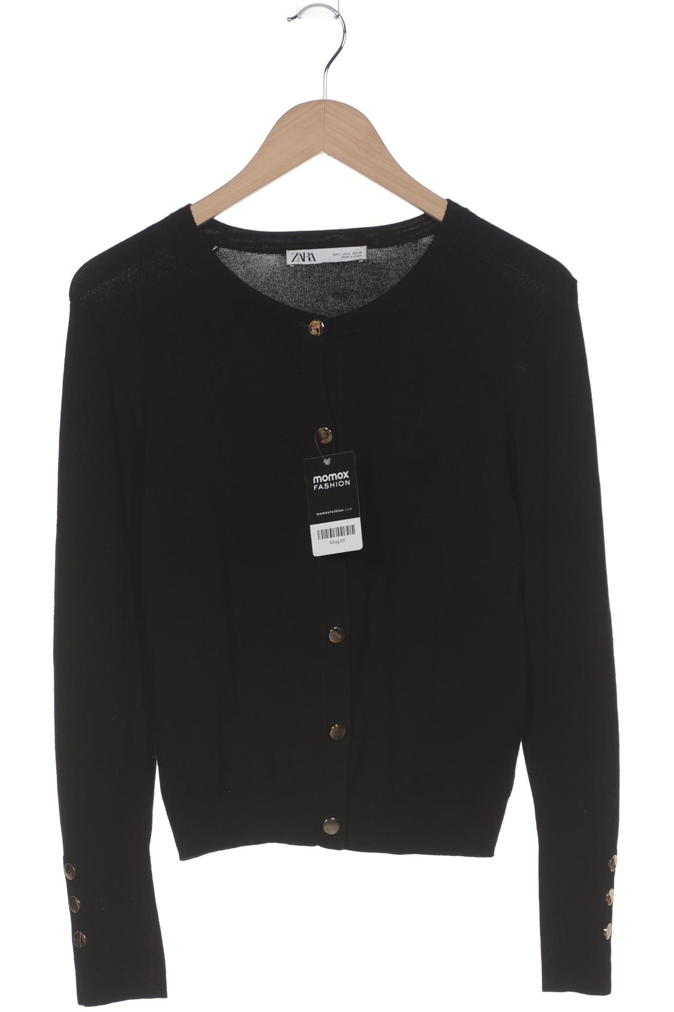 

Zara Damen Strickjacke, schwarz, Gr. 42
