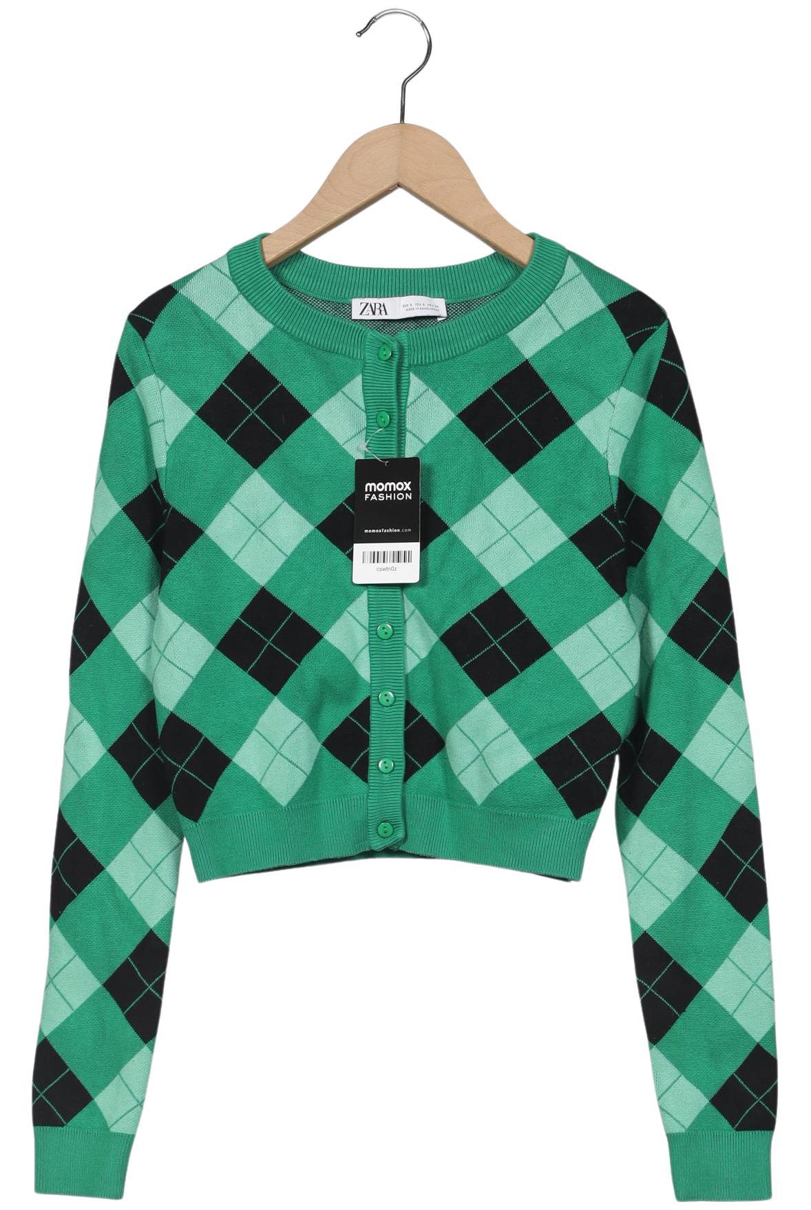 

Zara Damen Strickjacke, grün, Gr. 36