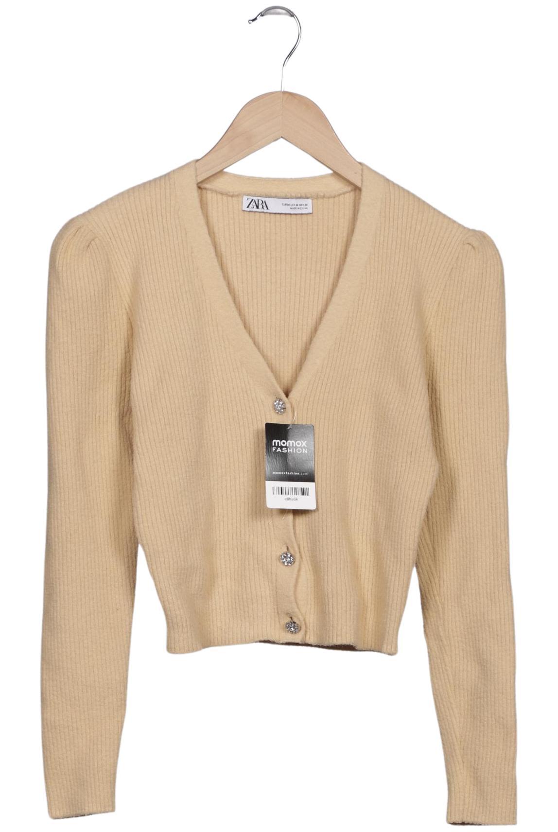 

Zara Damen Strickjacke, beige, Gr. 38