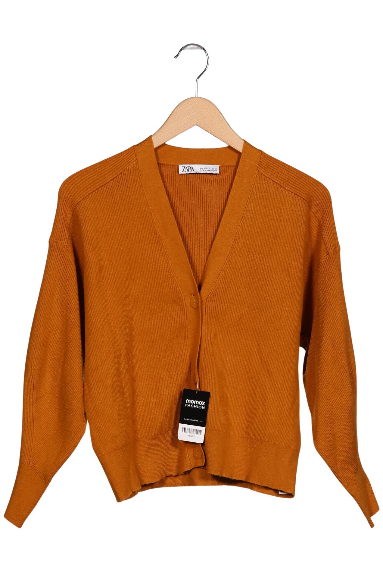 

Zara Damen Strickjacke, orange, Gr. 38