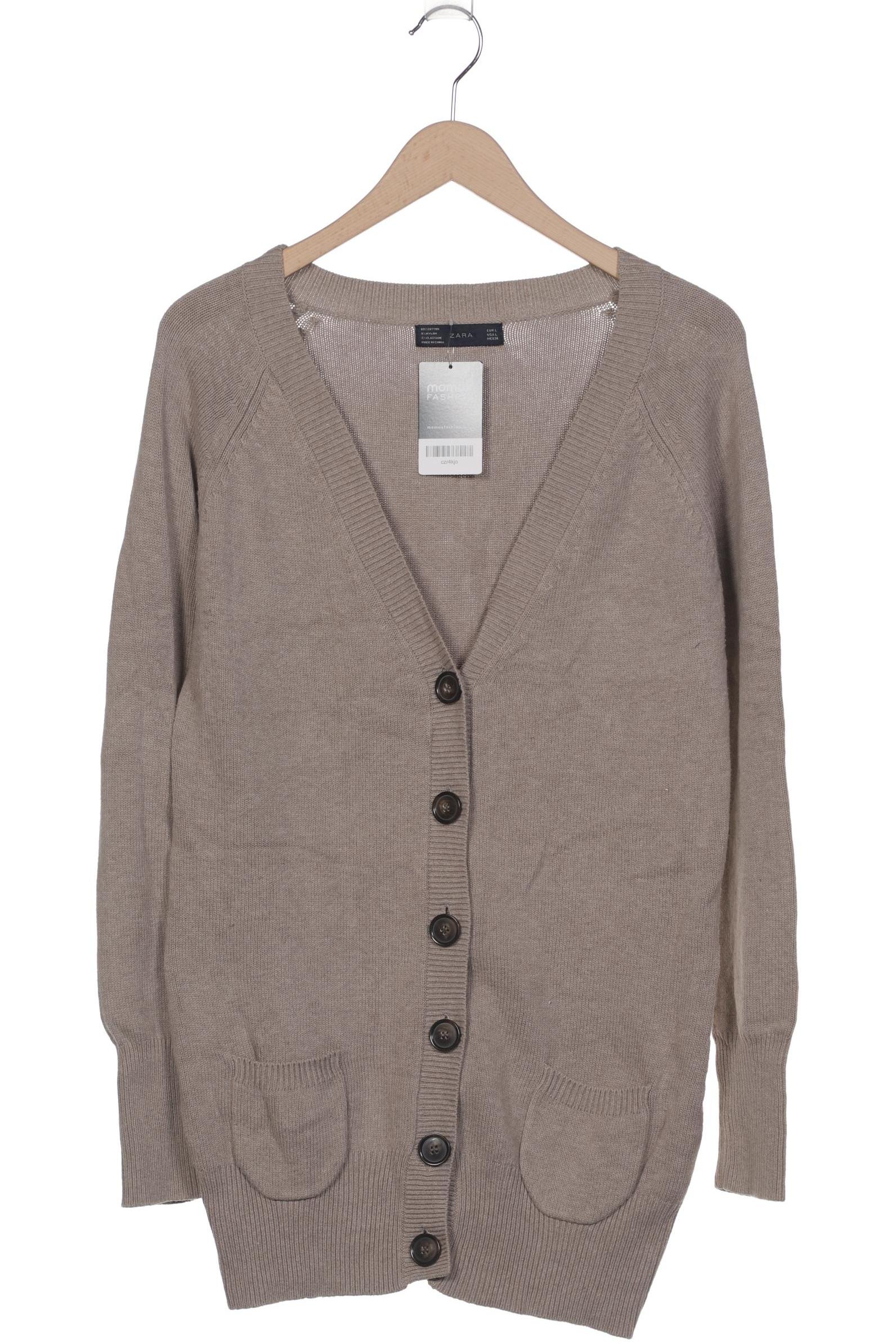 

Zara Damen Strickjacke, beige, Gr. 42