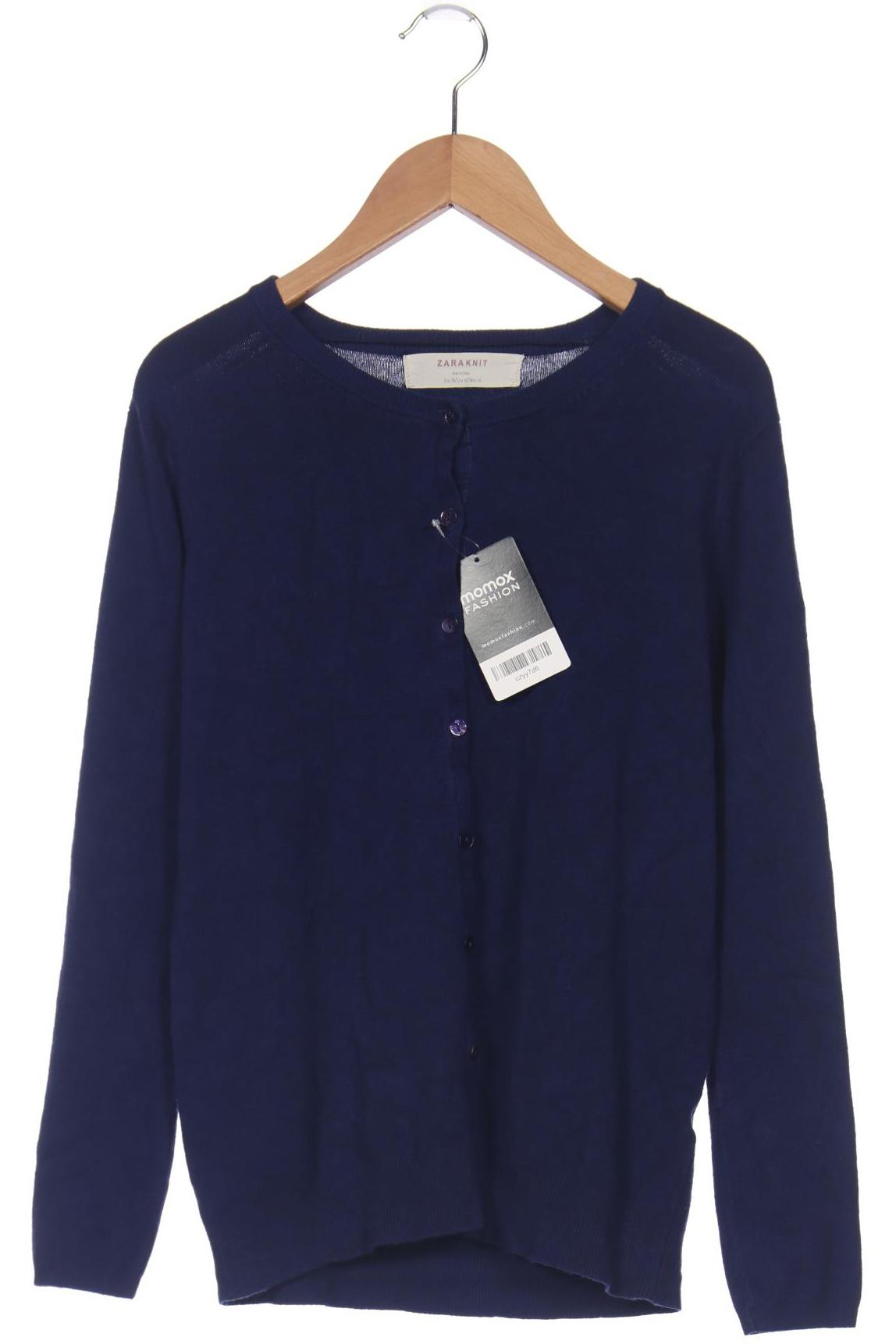 

ZARA Damen Strickjacke, marineblau