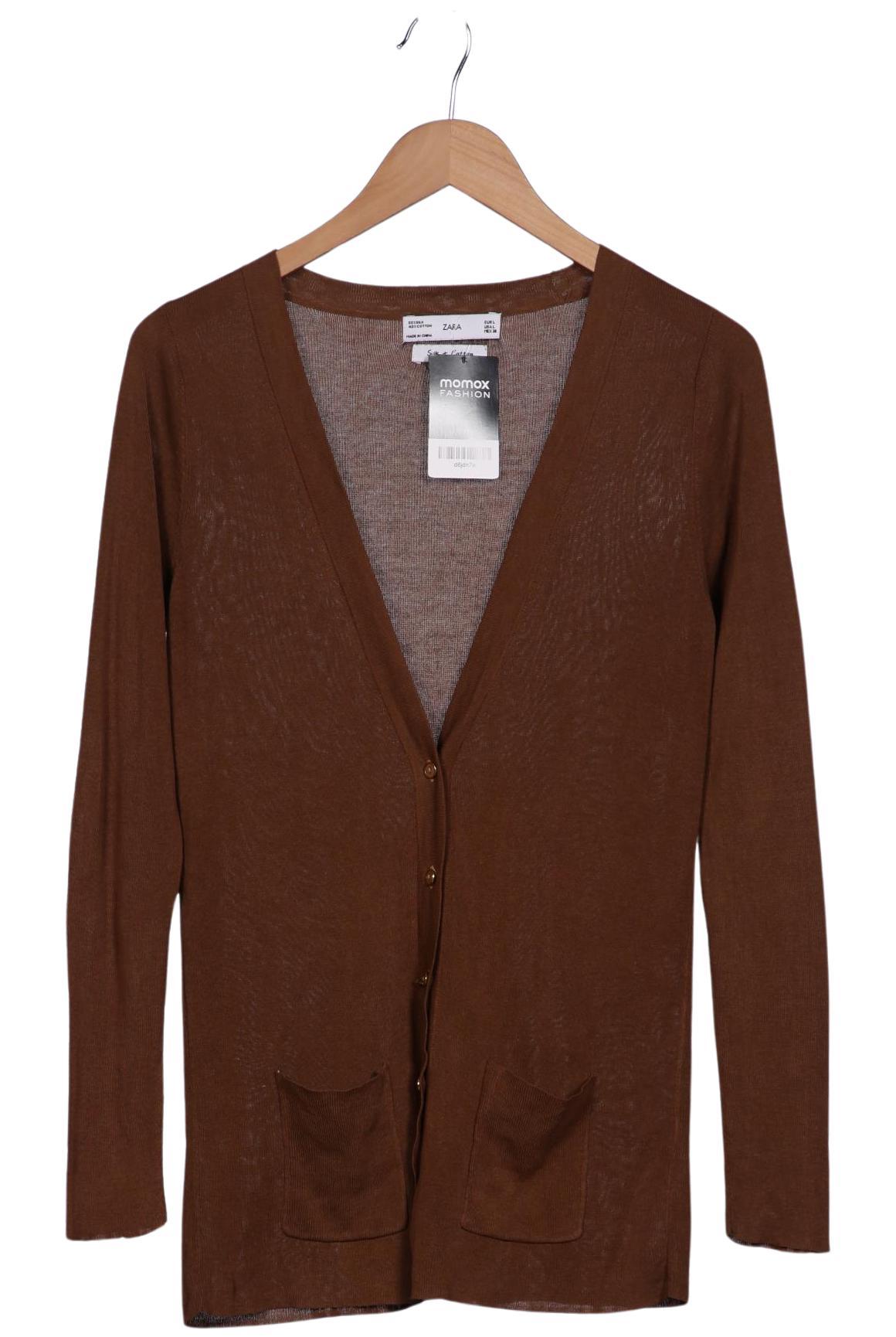 

Zara Damen Strickjacke, braun, Gr. 42