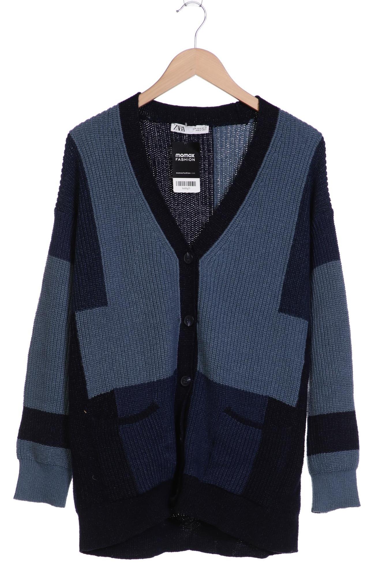 

ZARA Damen Strickjacke, blau