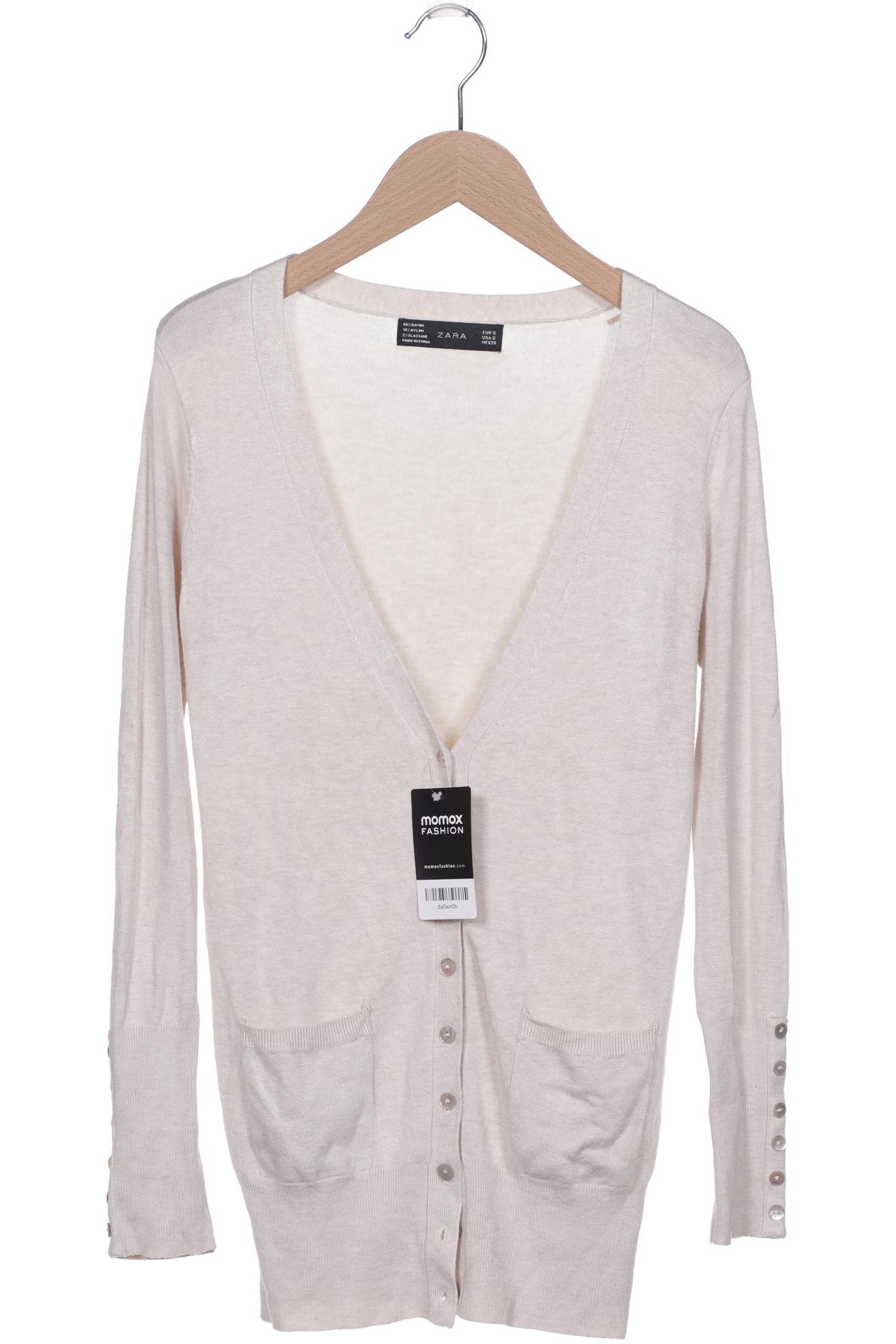

ZARA Damen Strickjacke, beige
