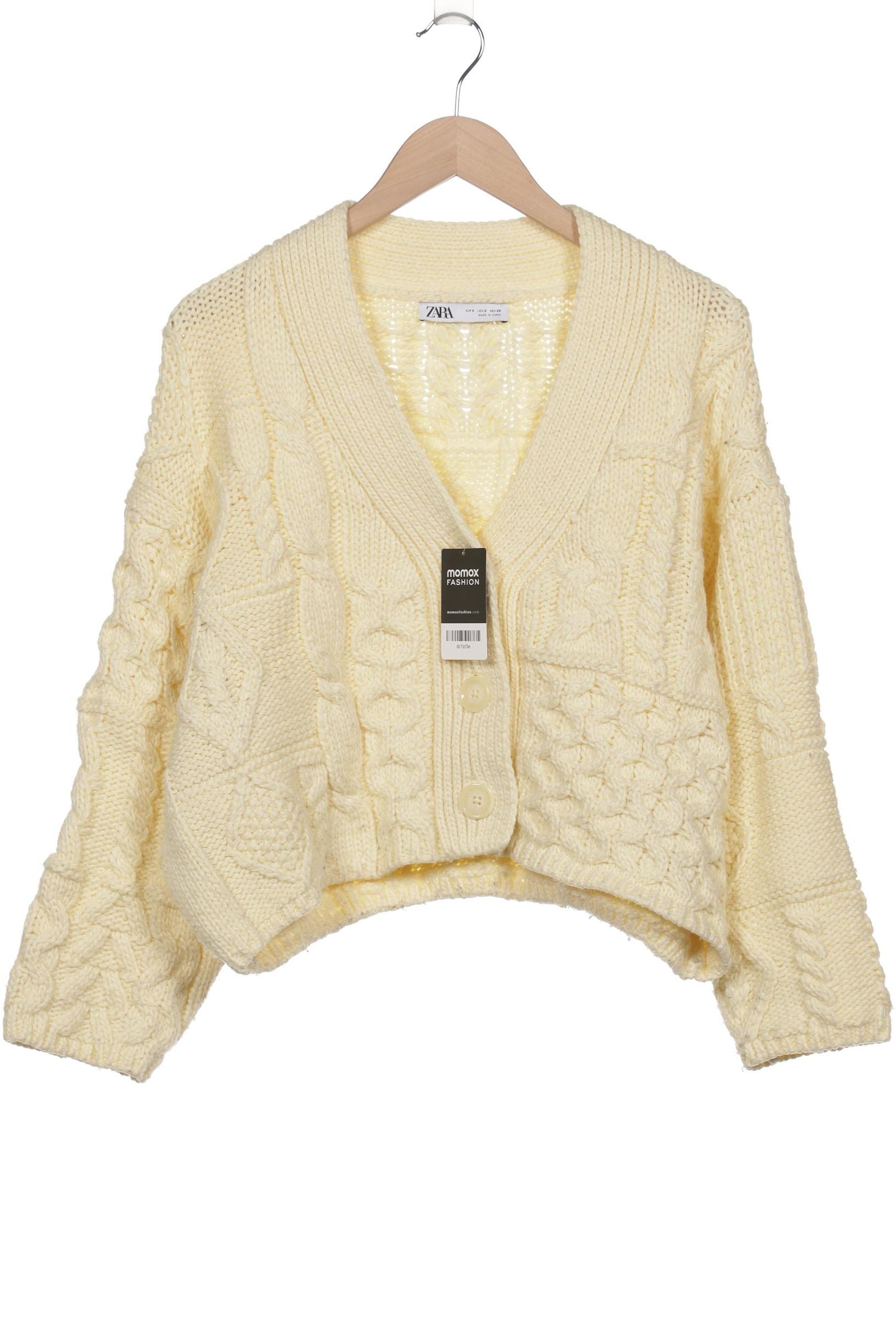 

Zara Damen Strickjacke, cremeweiß, Gr. 36