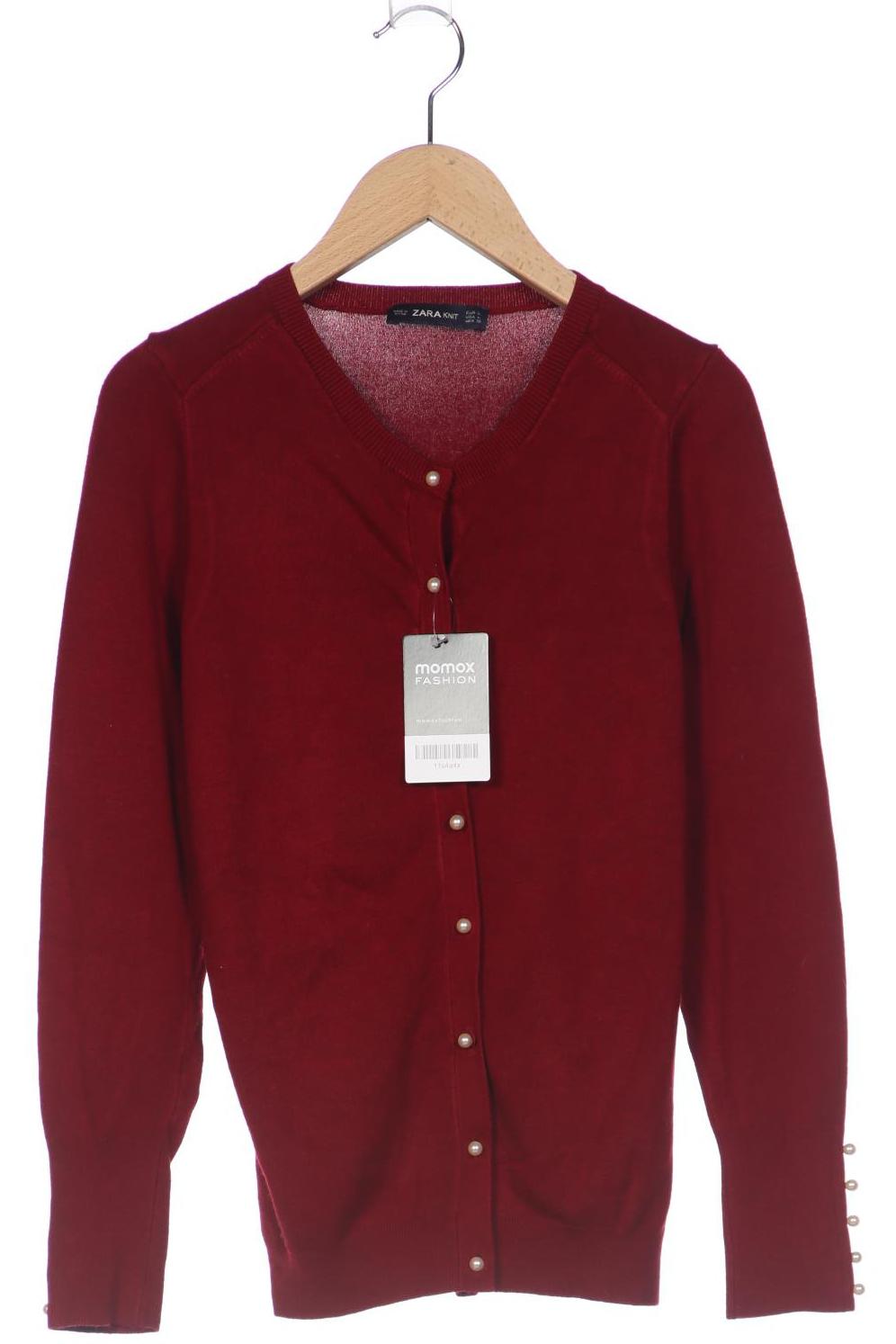 

Zara Damen Strickjacke, bordeaux, Gr. 42