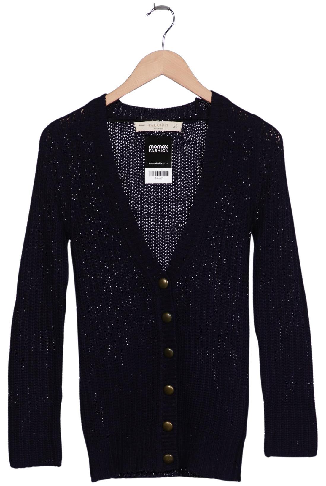 

Zara Damen Strickjacke, marineblau, Gr. 38