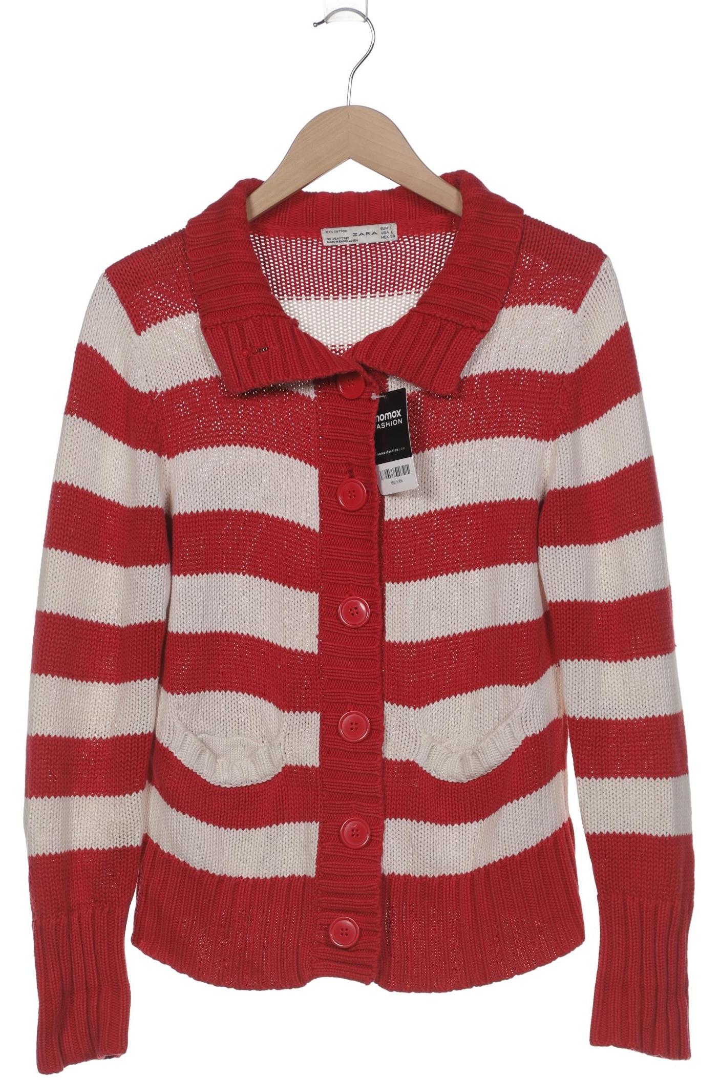 

Zara Damen Strickjacke, rot, Gr. 42