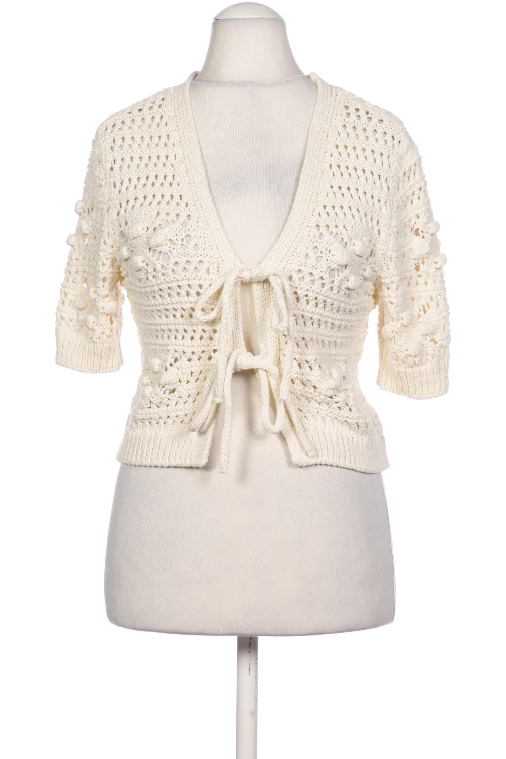 

Zara Damen Strickjacke, cremeweiß, Gr. 36