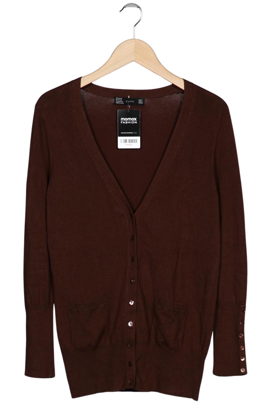

Zara Damen Strickjacke, braun, Gr. 42