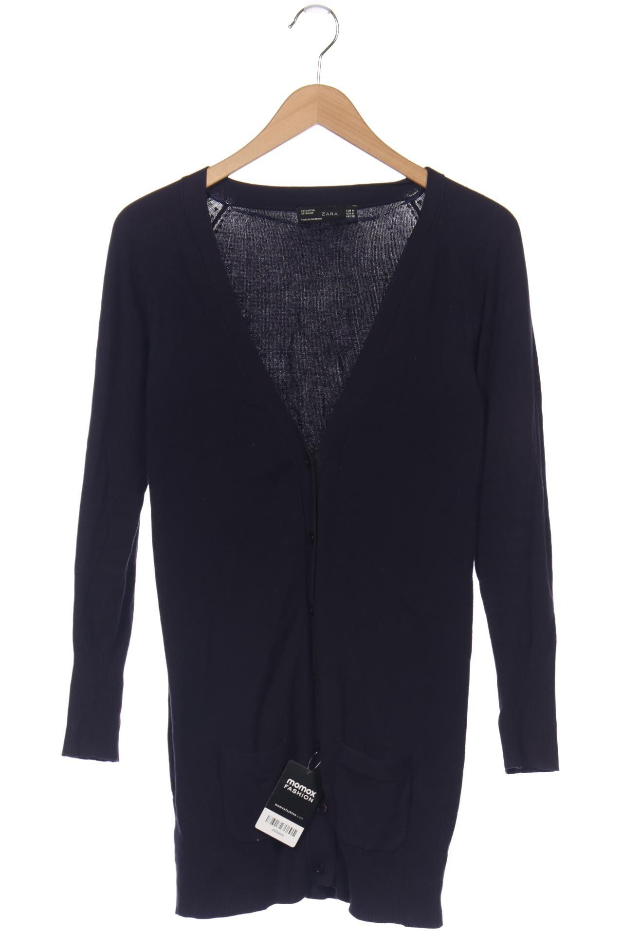 

ZARA Damen Strickjacke, marineblau