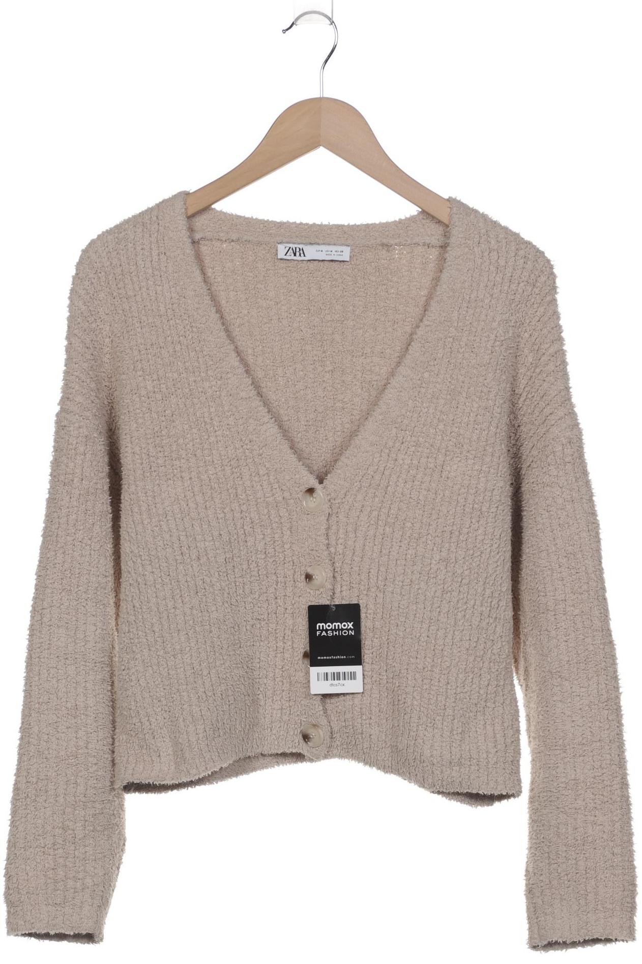 

Zara Damen Strickjacke, beige, Gr. 38