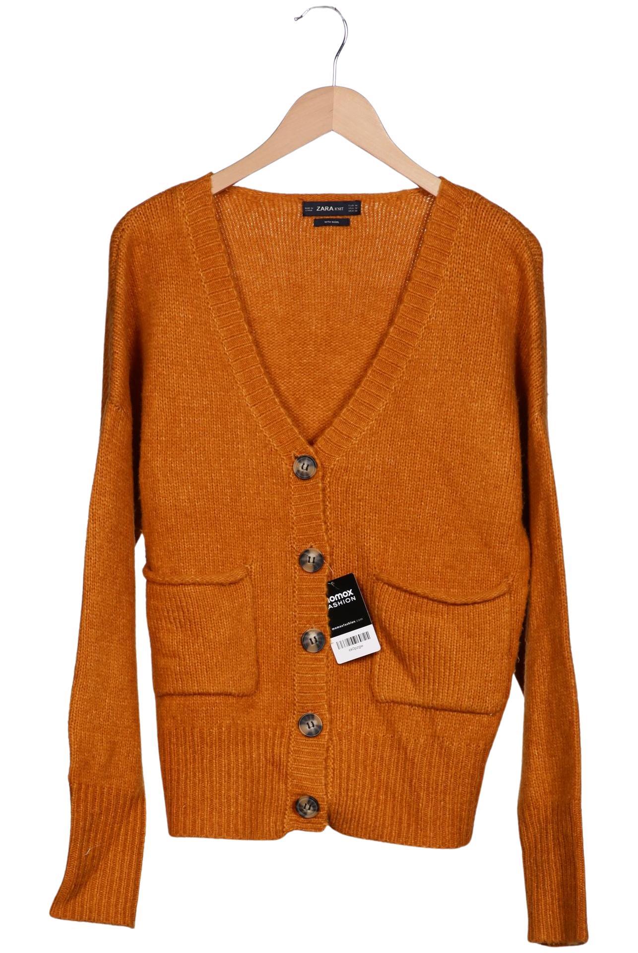 

Zara Damen Strickjacke, gelb, Gr. 38